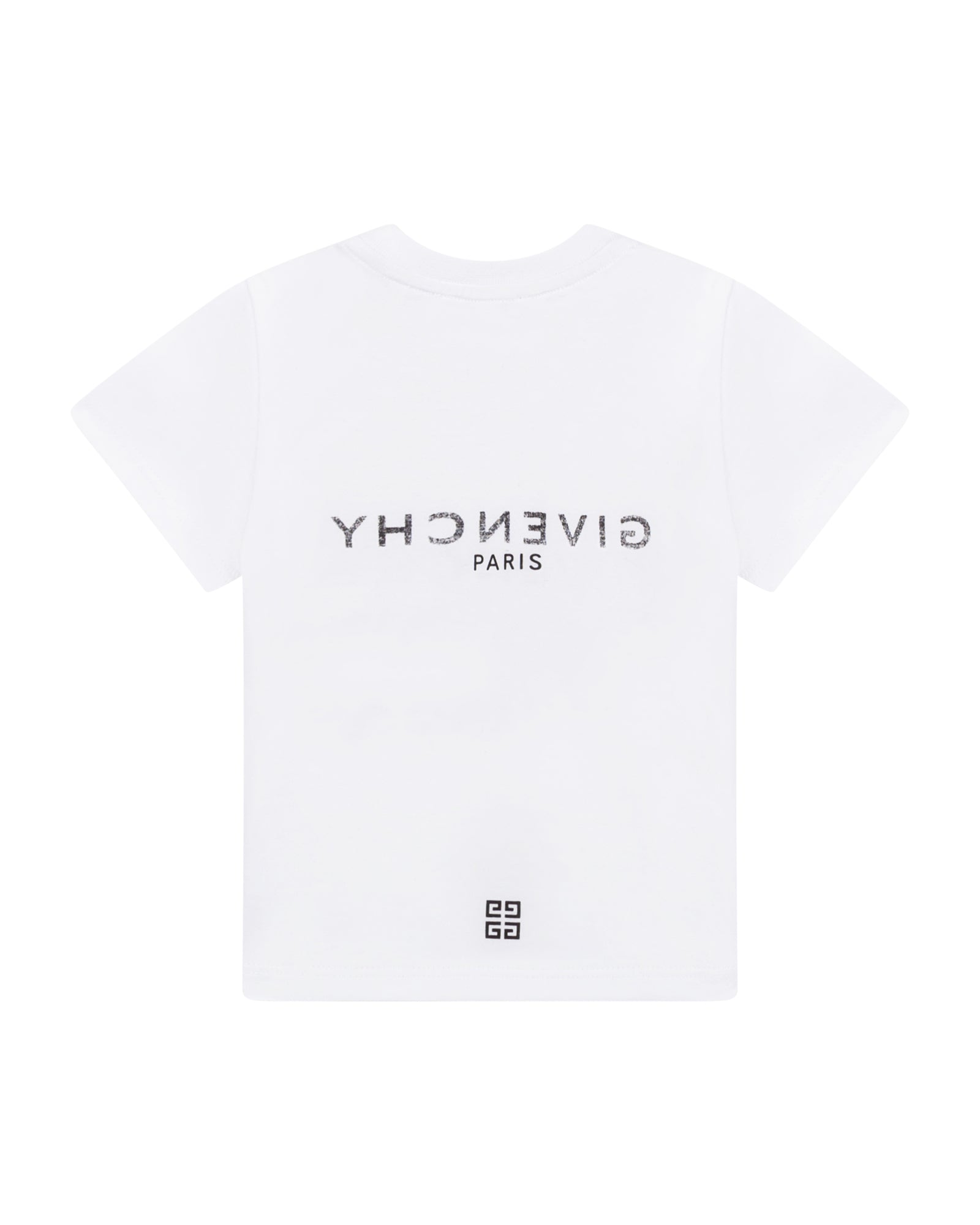 T-shirt à fermeture pressionnée - Blanc