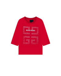 T-shirt à fermeture pressionnée en coton - Piment
