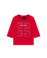 T-shirt à fermeture pressionnée - Piment