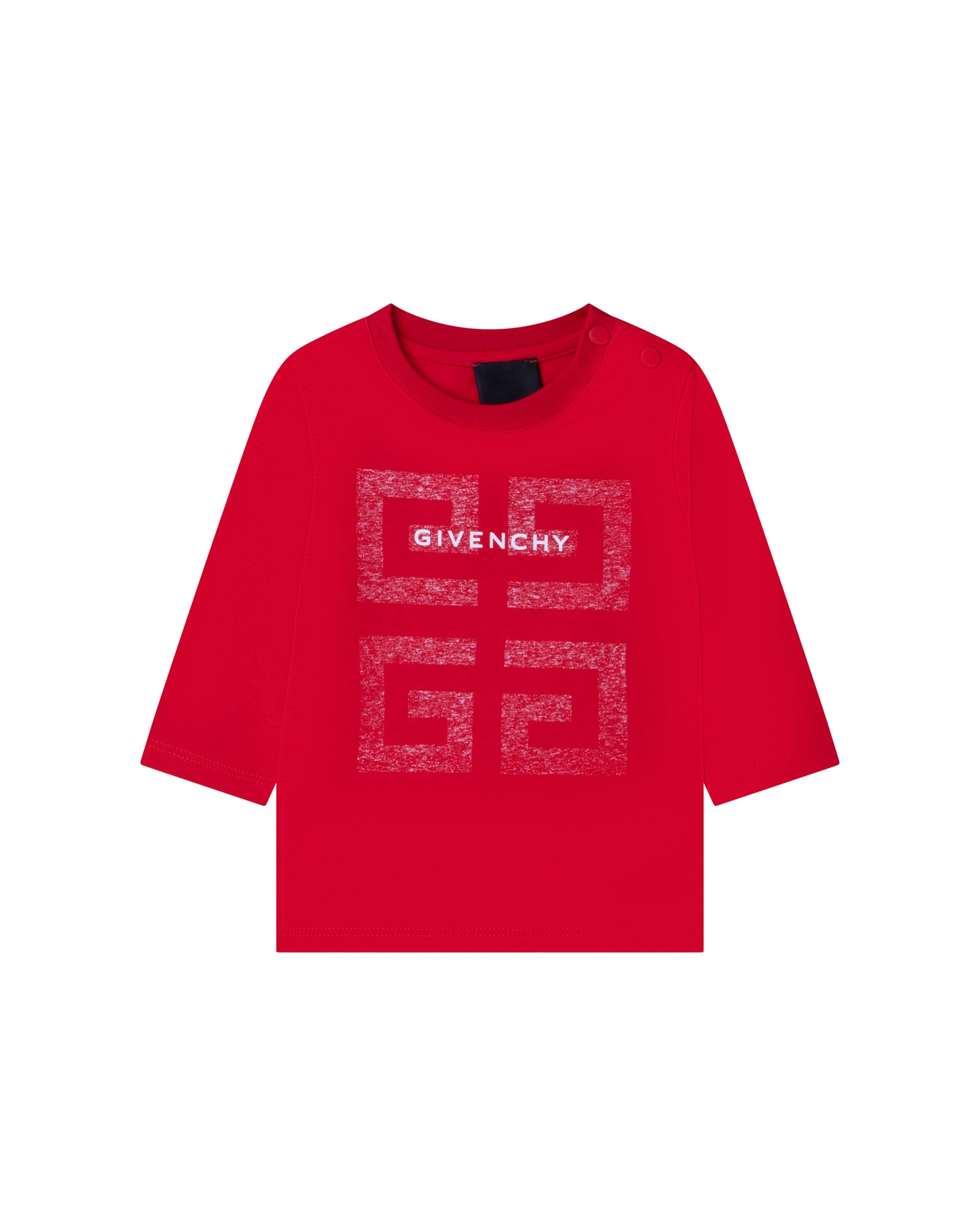 T-shirt à fermeture pressionnée - Piment