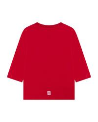T-shirt à fermeture pressionnée en coton - Piment