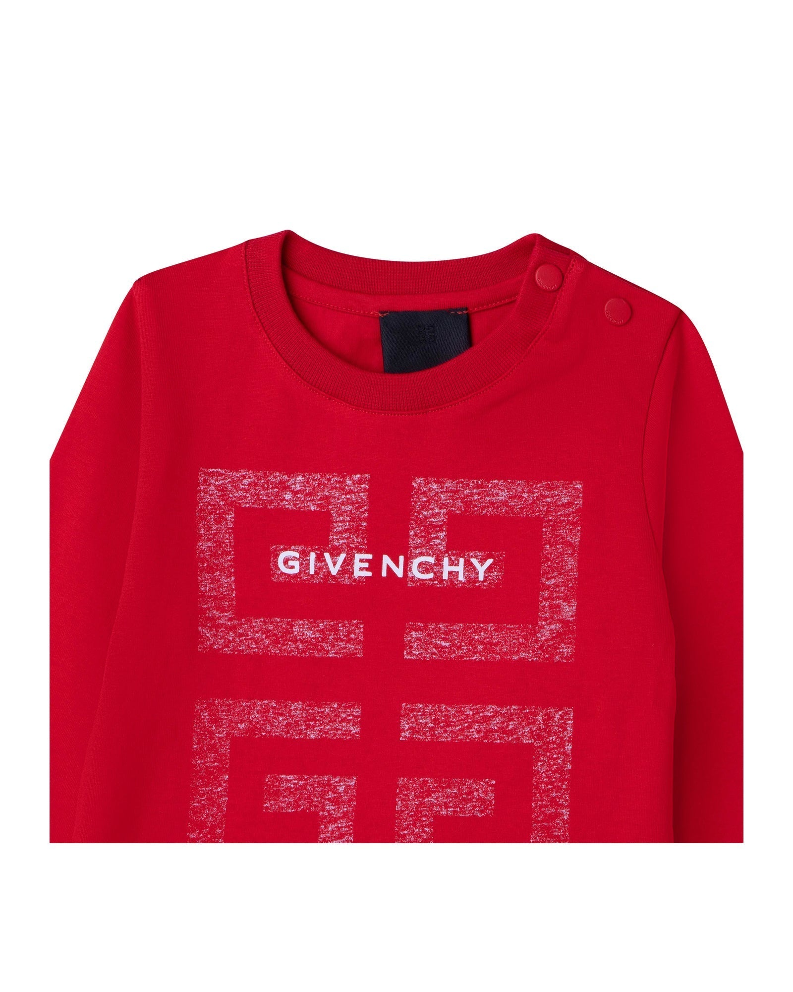 T-shirt à fermeture pressionnée en coton - Piment