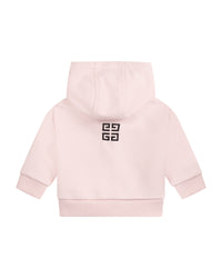 Cardigan à capuche en molleton - Marshmallow