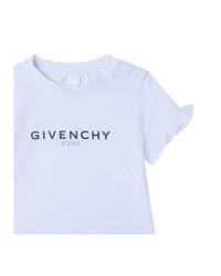 T-shirt à fermeture pressionnée en coton - Blanc