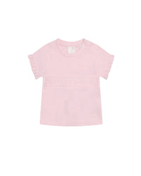 T-shirt à manches courtes en coton - Marshmallow