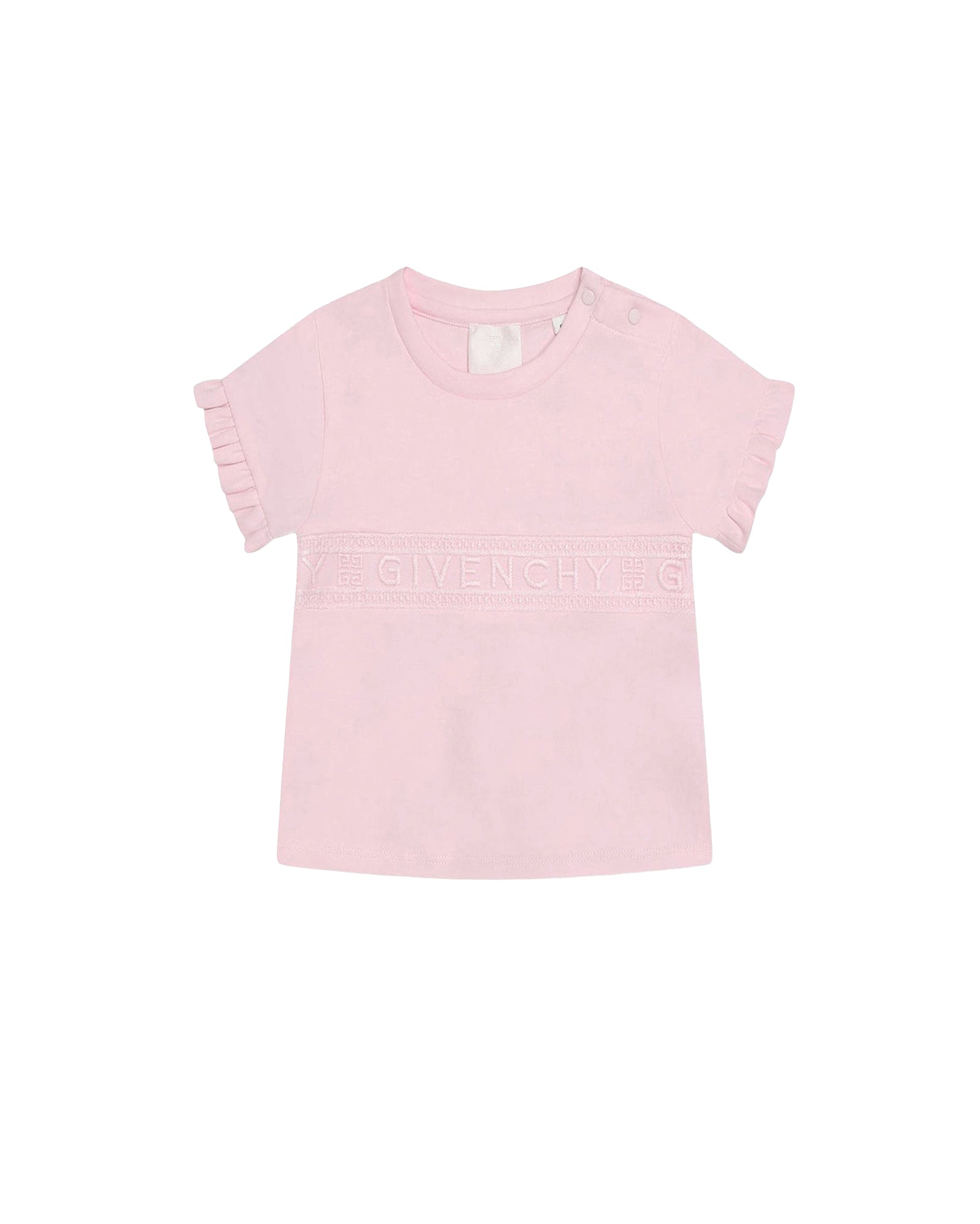 T-shirt à manches courtes en coton - Marshmallow
