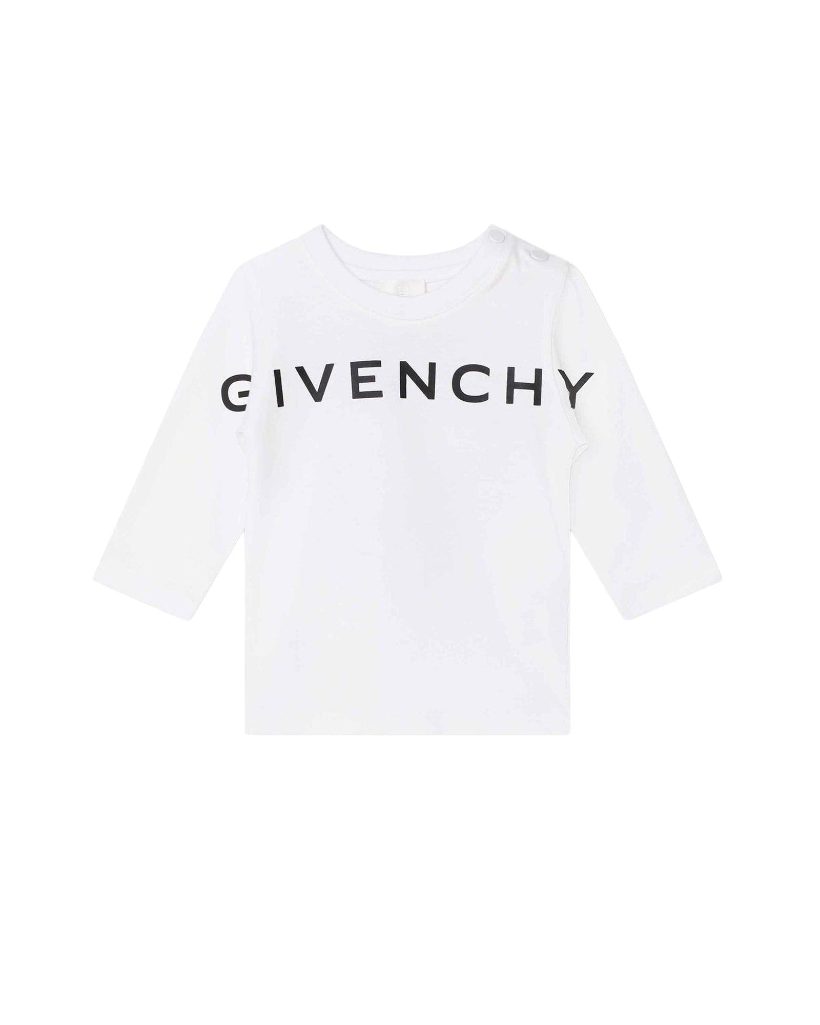 T-shirt à manches longues en coton - Blanc