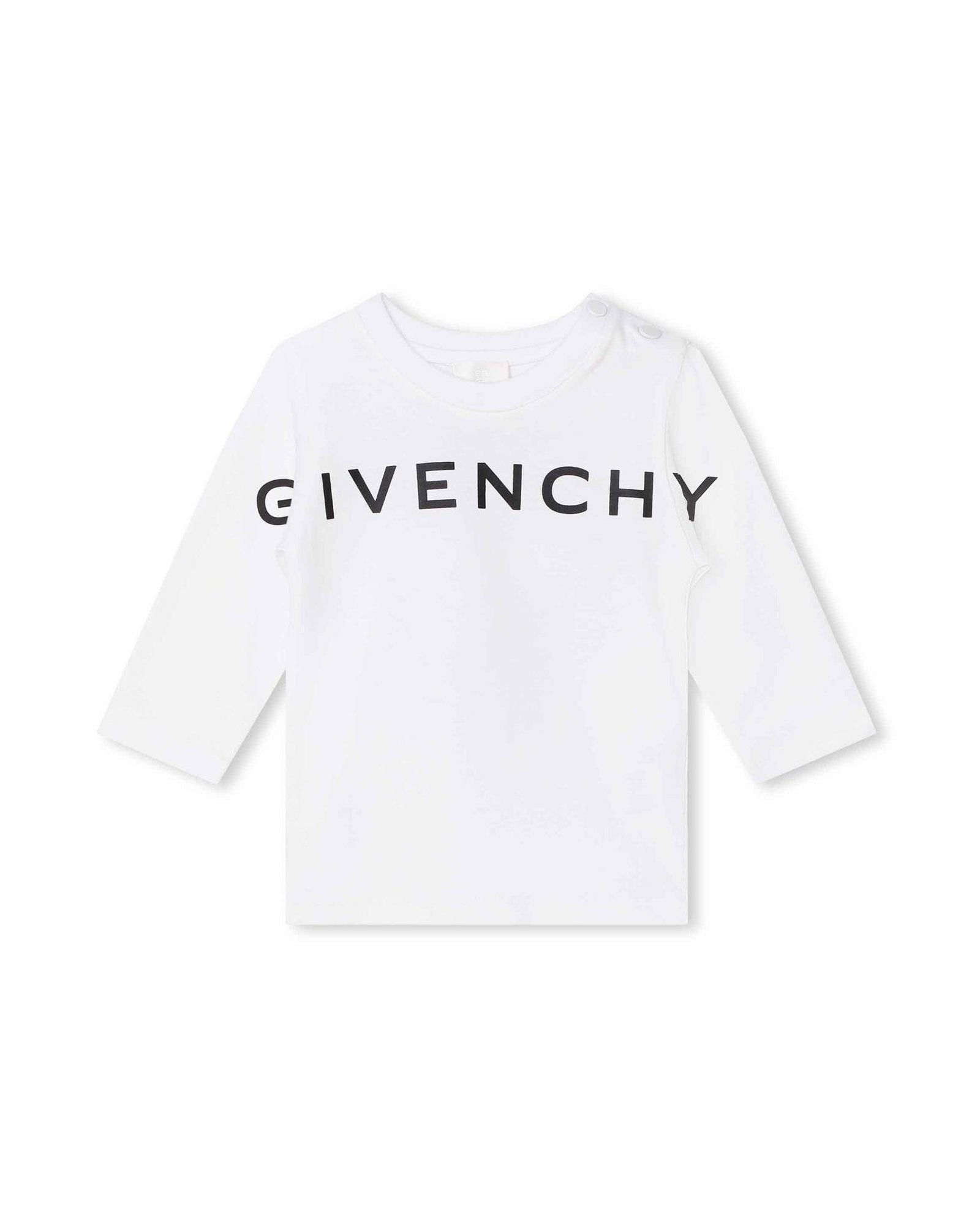 T-shirt à manches longues en coton - Blanc