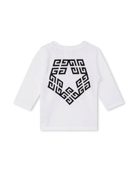 T-shirt à manches longues en coton - Blanc
