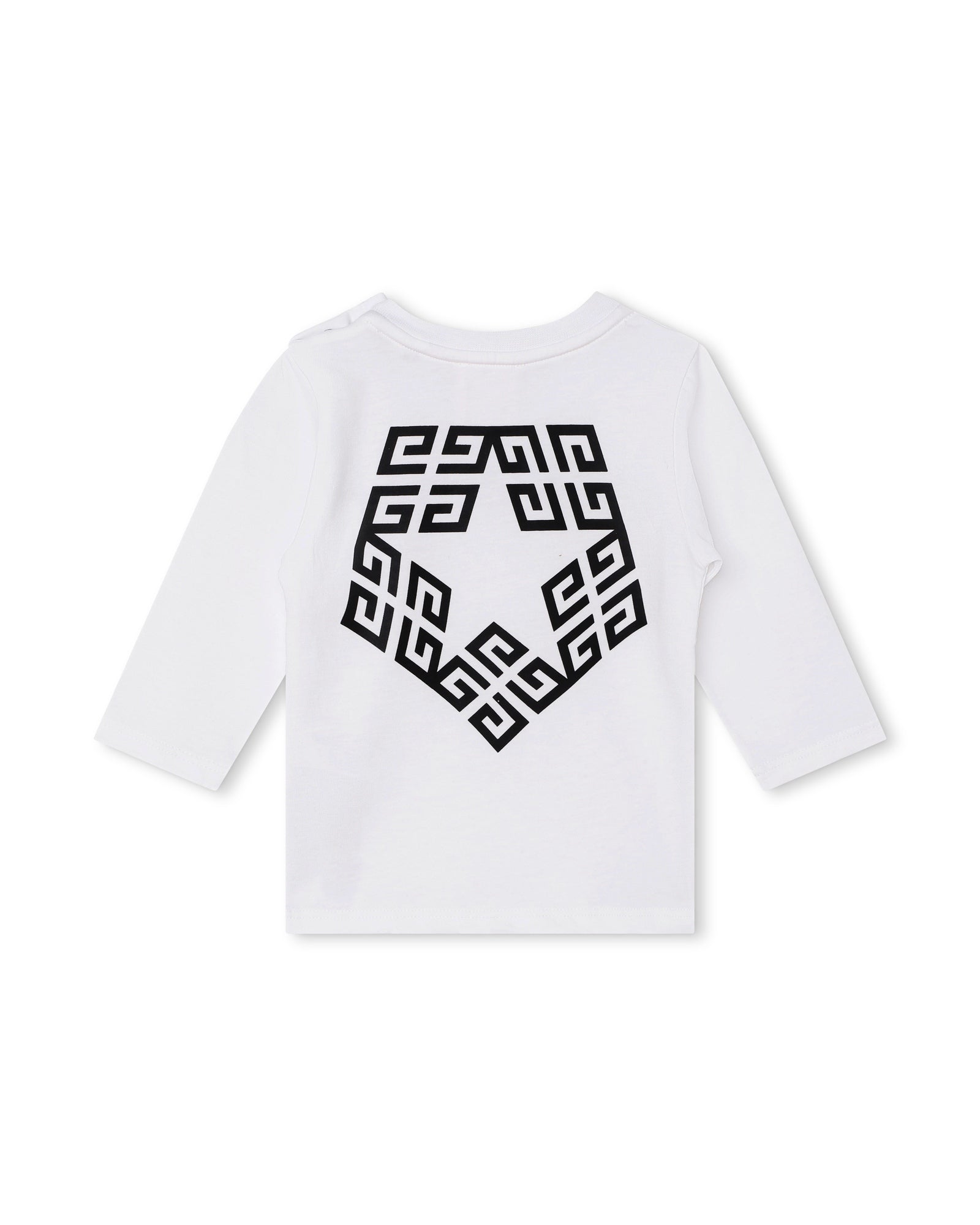 T-shirt à manches longues en coton - Blanc