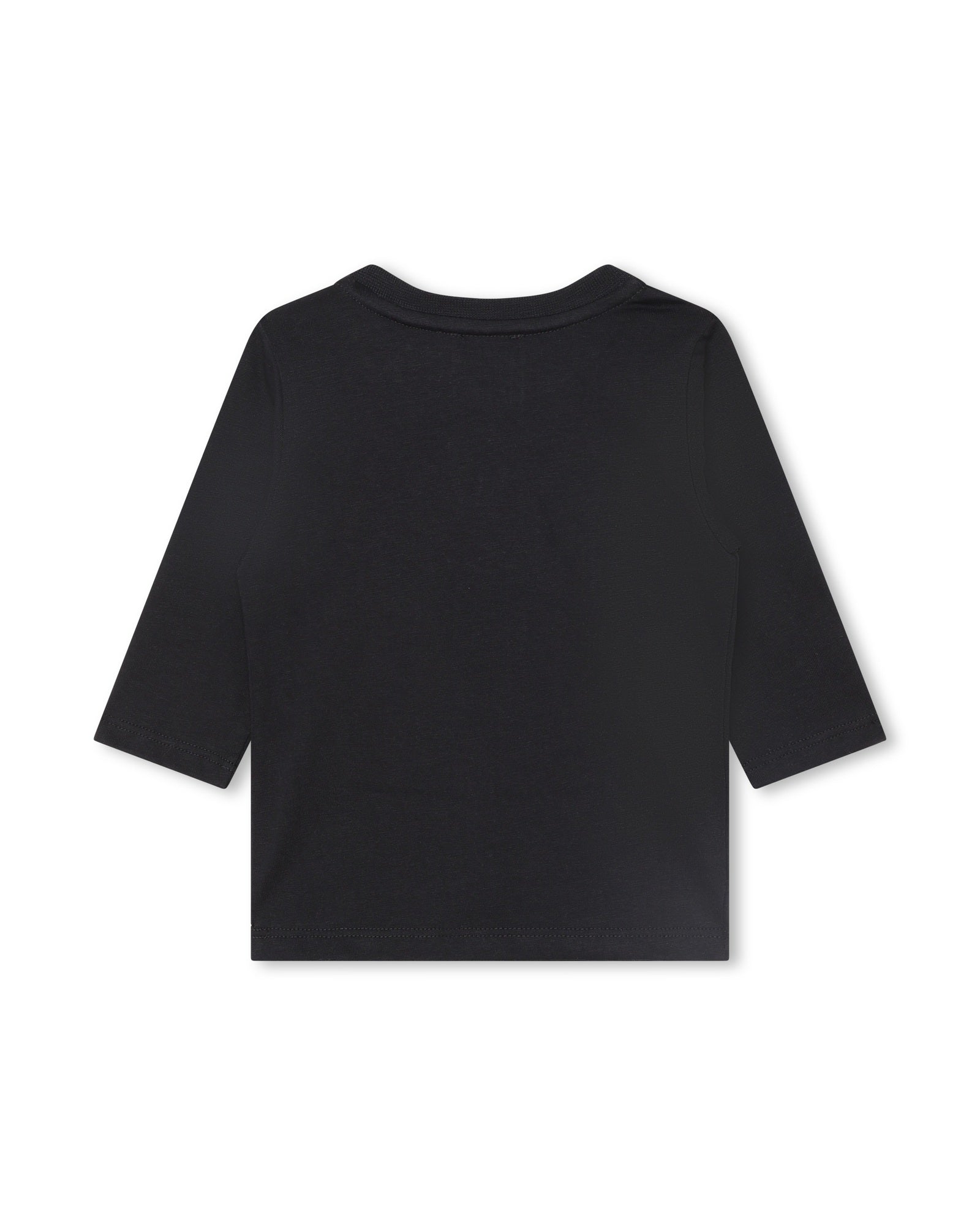 Long-sleeved cotton T-shirt - Black