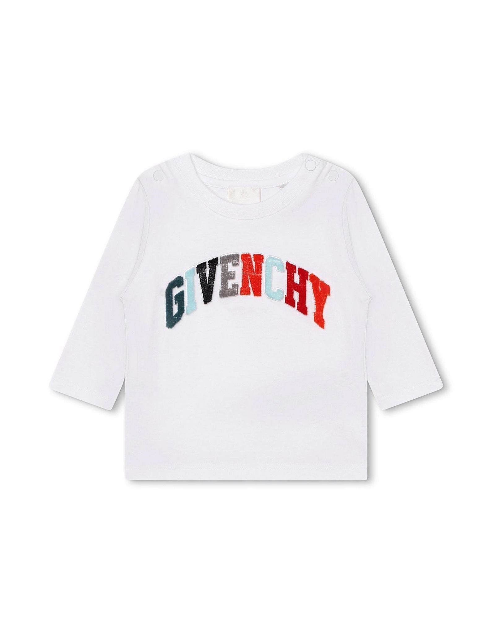 T-shirt à manches longues en coton - Blanc