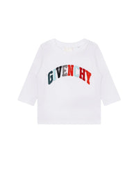 T-shirt à manches longues en coton - Blanc