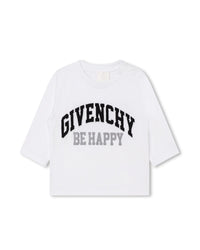 T-shirt à manches longues en coton - Blanc