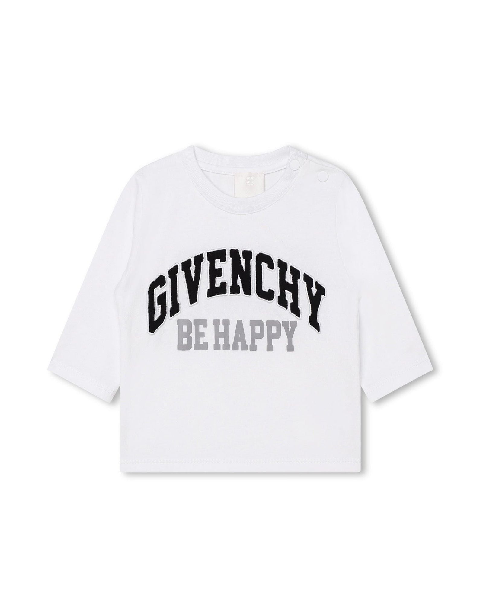 T-shirt à manches longues en coton - Blanc
