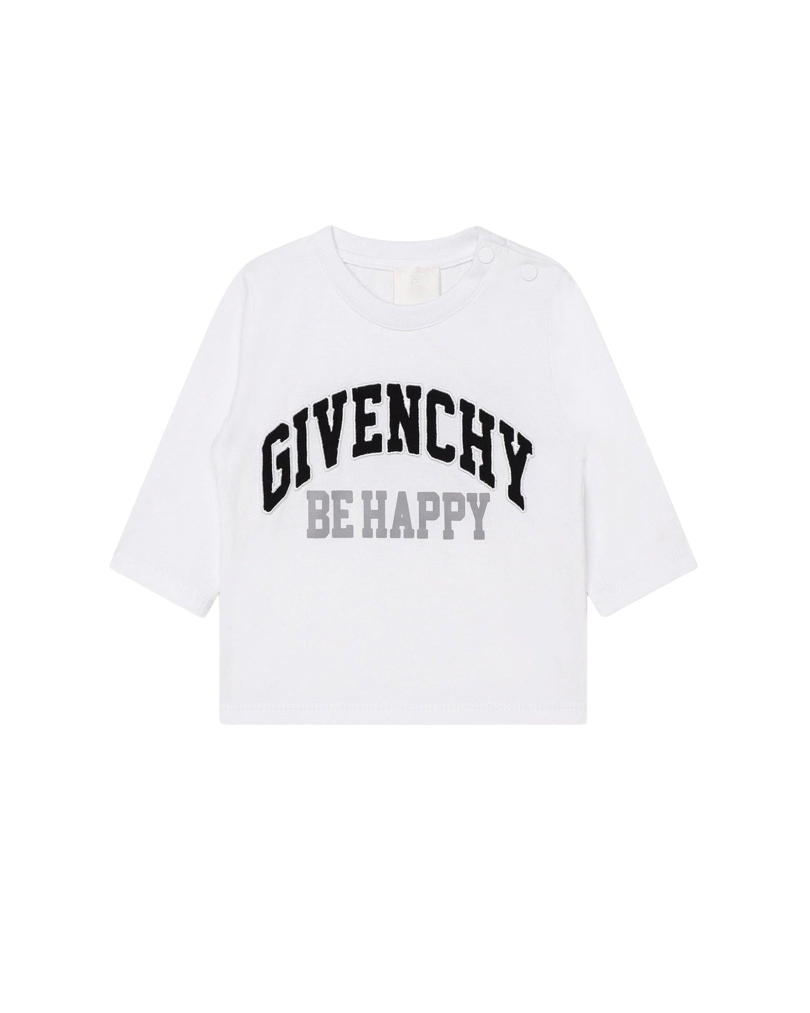 Long-sleeved cotton T-shirt - White