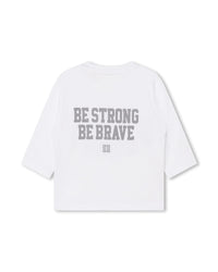 T-shirt à manches longues en coton - Blanc