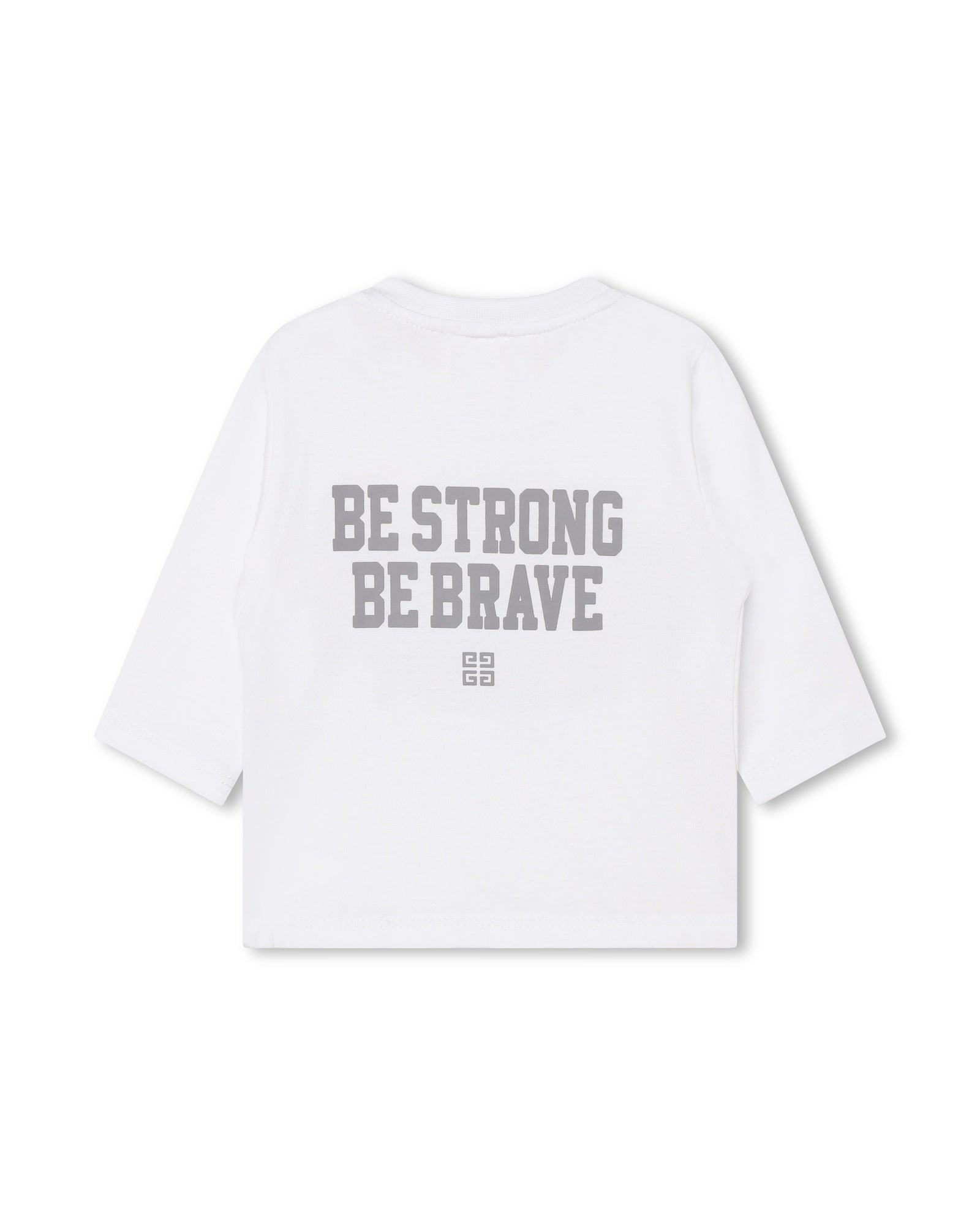 T-shirt à manches longues en coton - Blanc