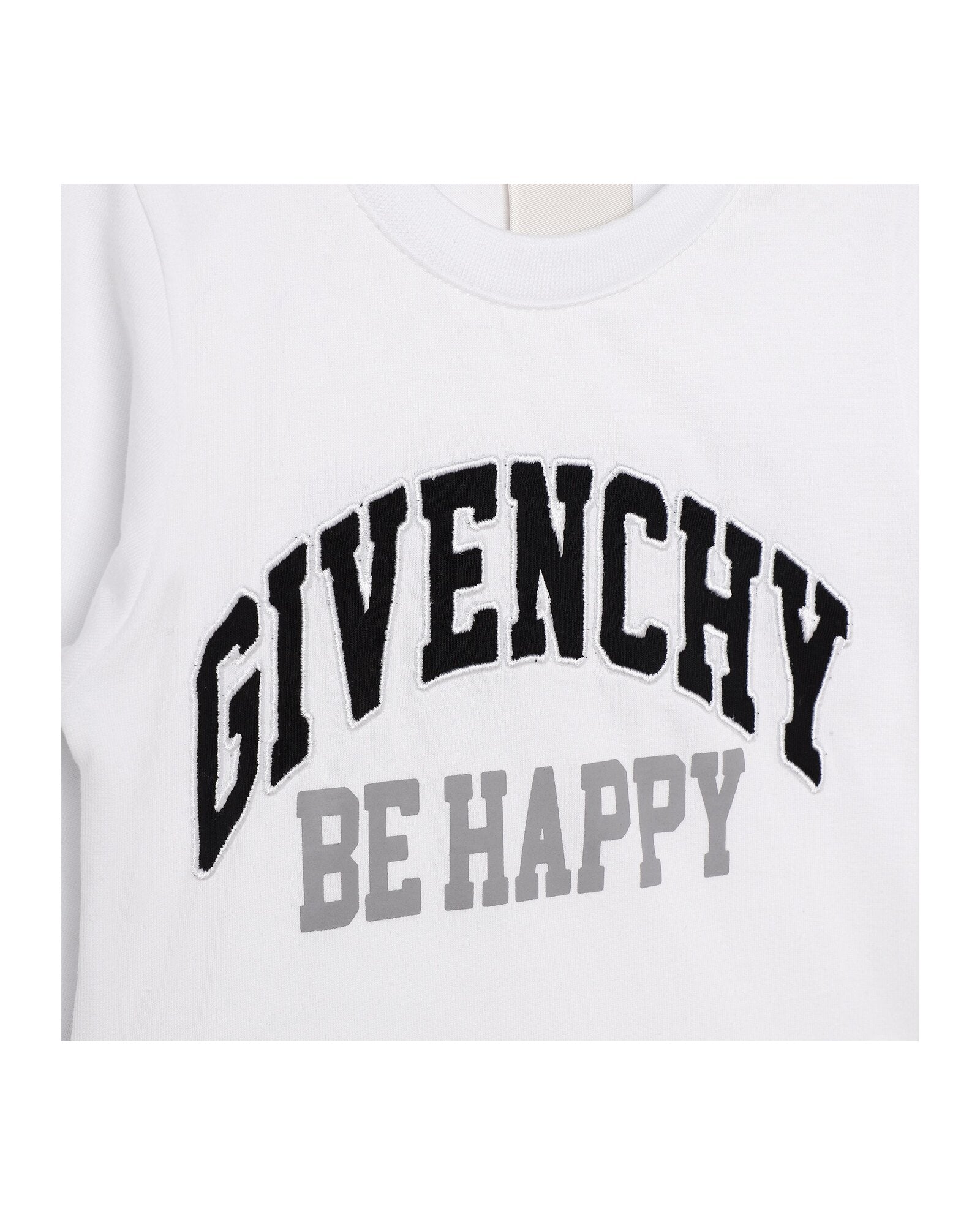 Long-sleeved cotton T-shirt - White