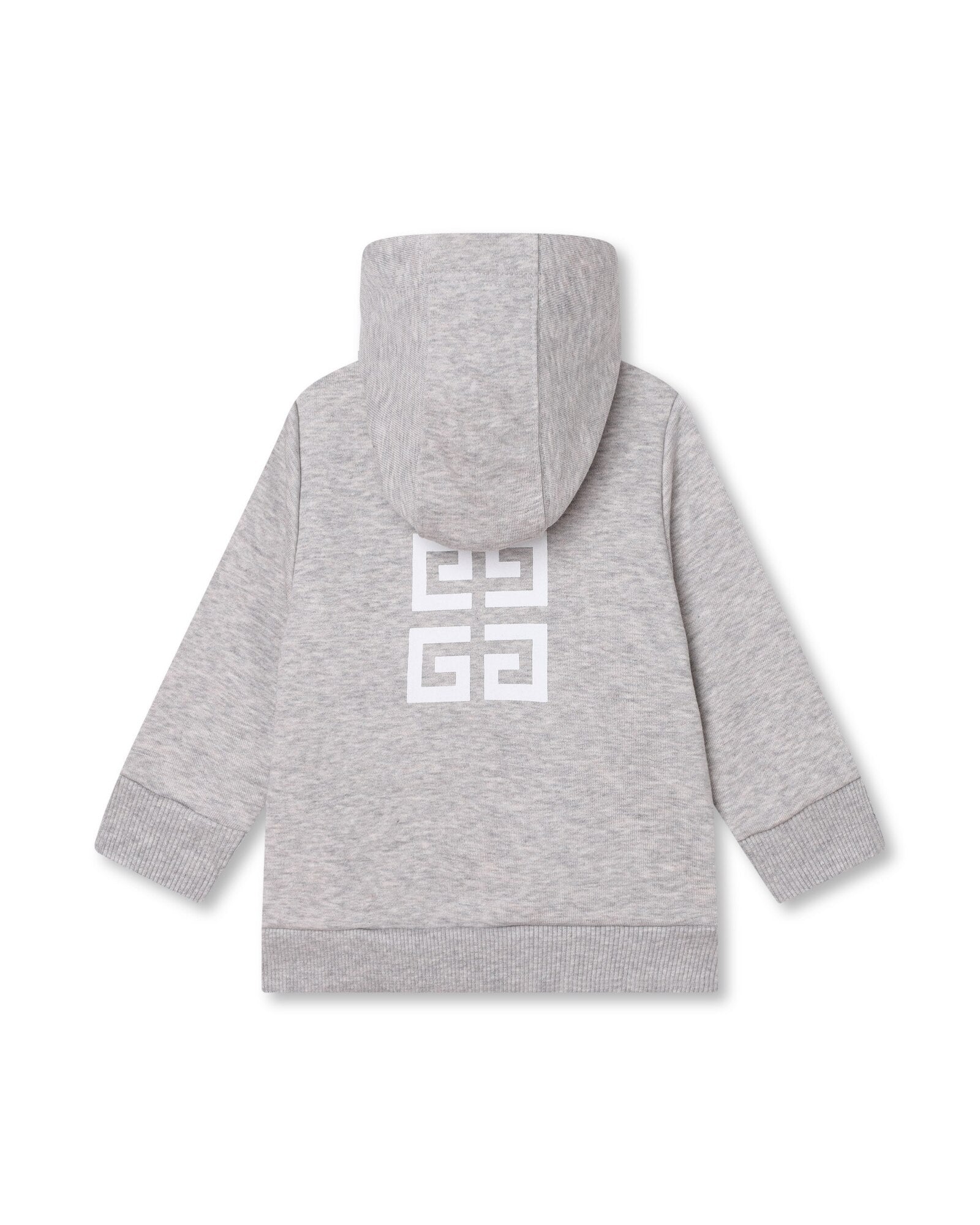 Gilet à logo en coton - Gris Chiné