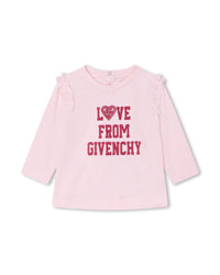 T-shirt à manches longues en coton - Marshmallow