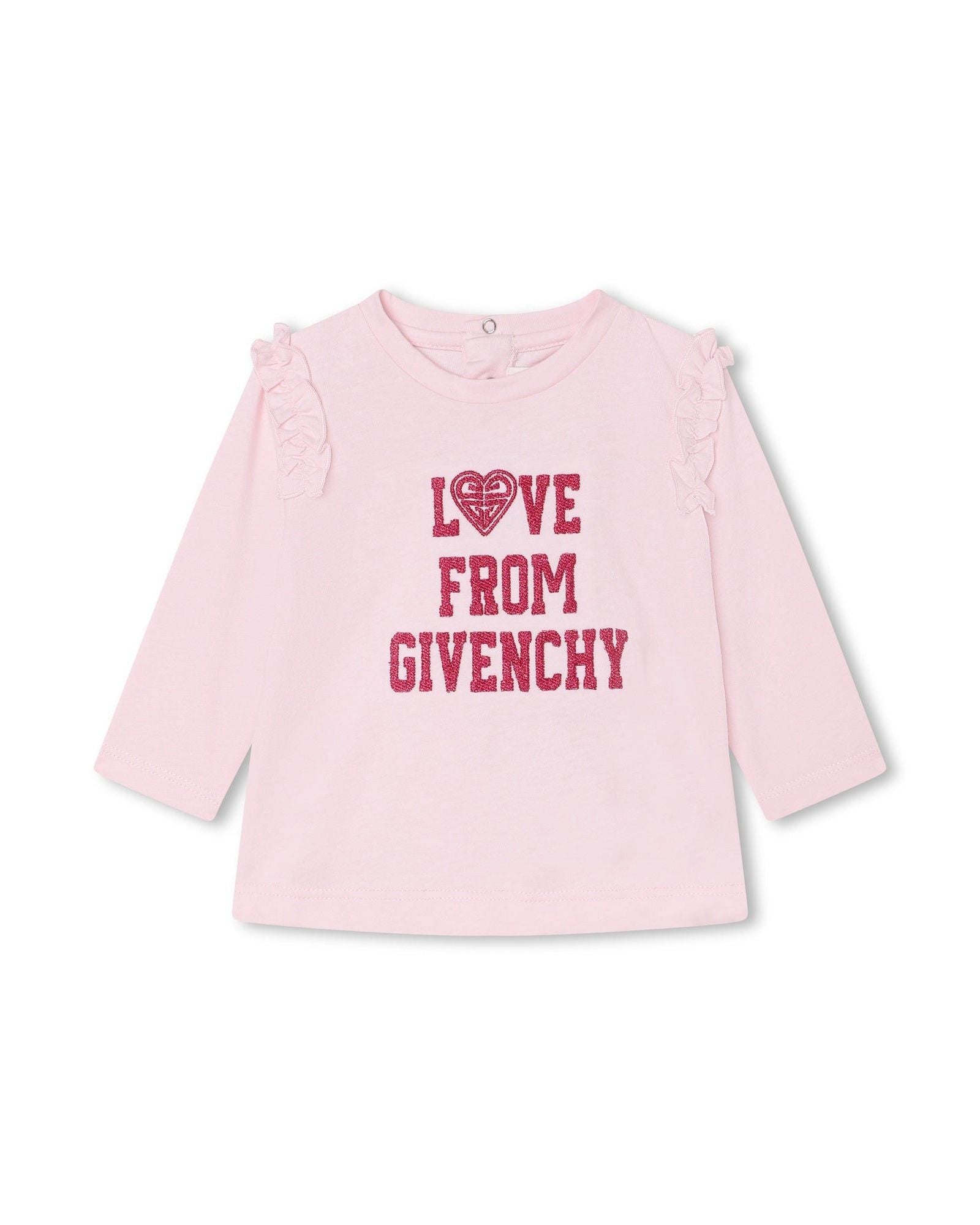 T-shirt à manches longues en coton - Marshmallow