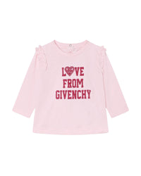 T-shirt à manches longues en coton - Marshmallow