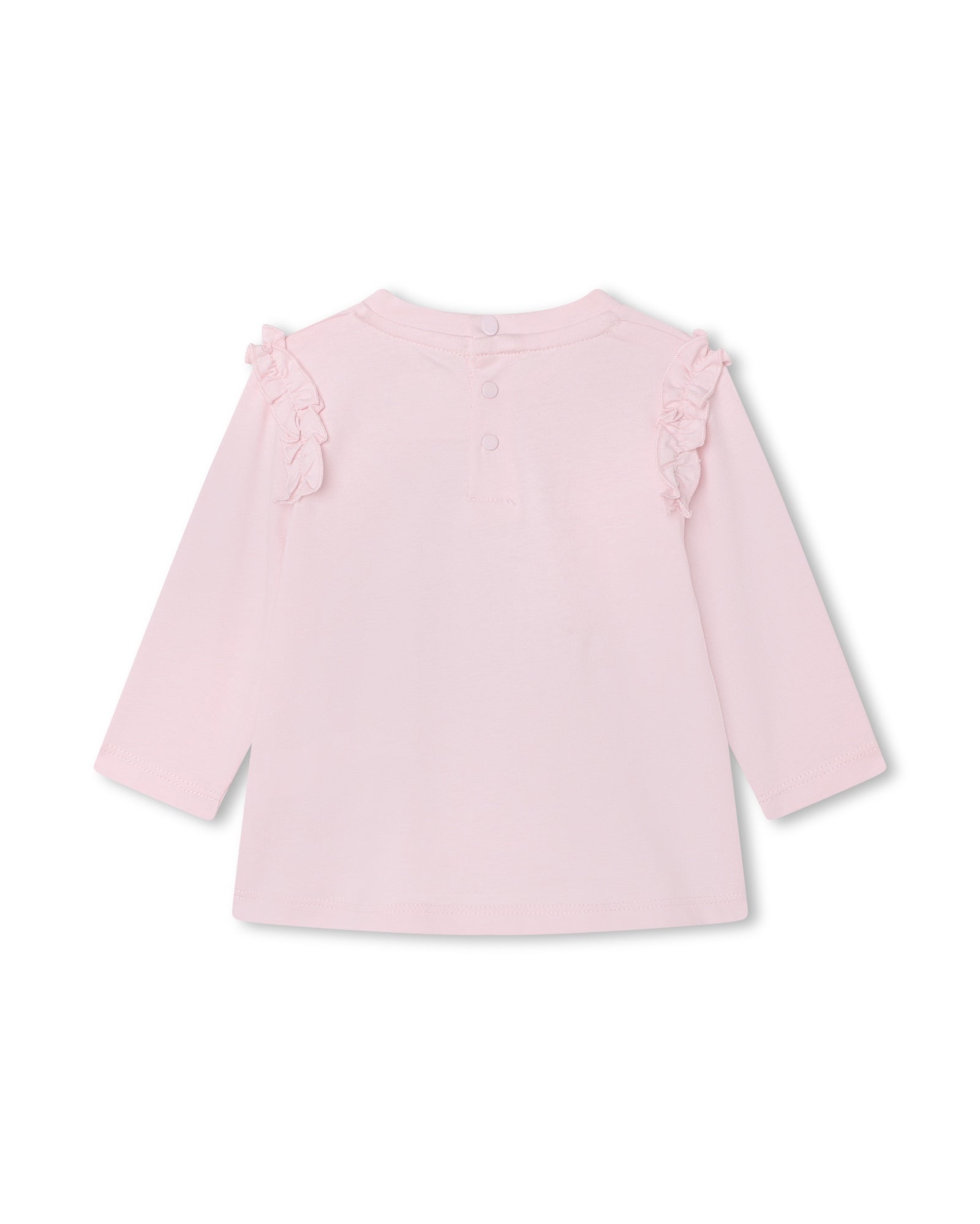 T-shirt à manches longues en coton - Marshmallow