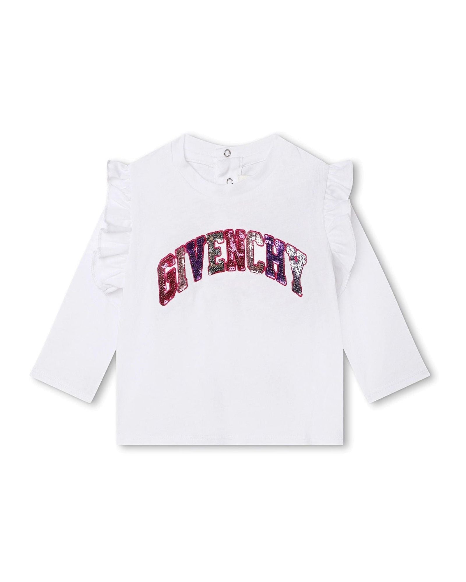 T-shirt à manches longues en coton - Blanc
