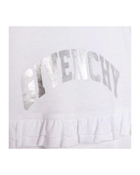 Robe à manches longues en coton - Blanc