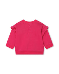 Sweatshirt en coton - Rose pep's