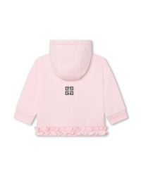 Gilet à capuche en coton - Marshmallow