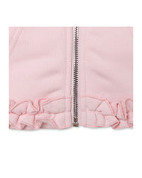 Gilet à capuche en coton - Marshmallow