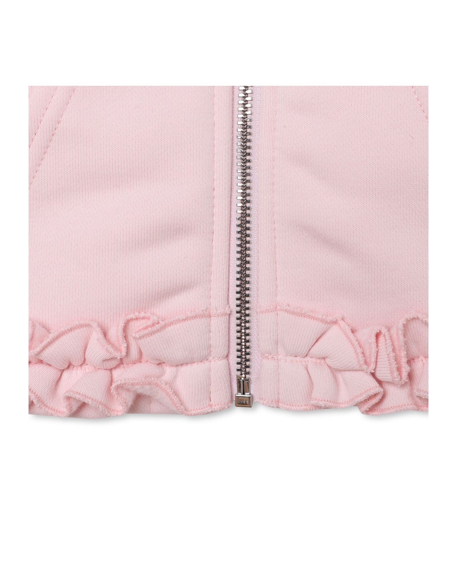 Gilet à capuche en coton - Marshmallow