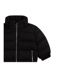 Doudoune à broderie - Black