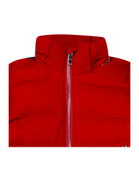 Doudoune à broderie - Piment