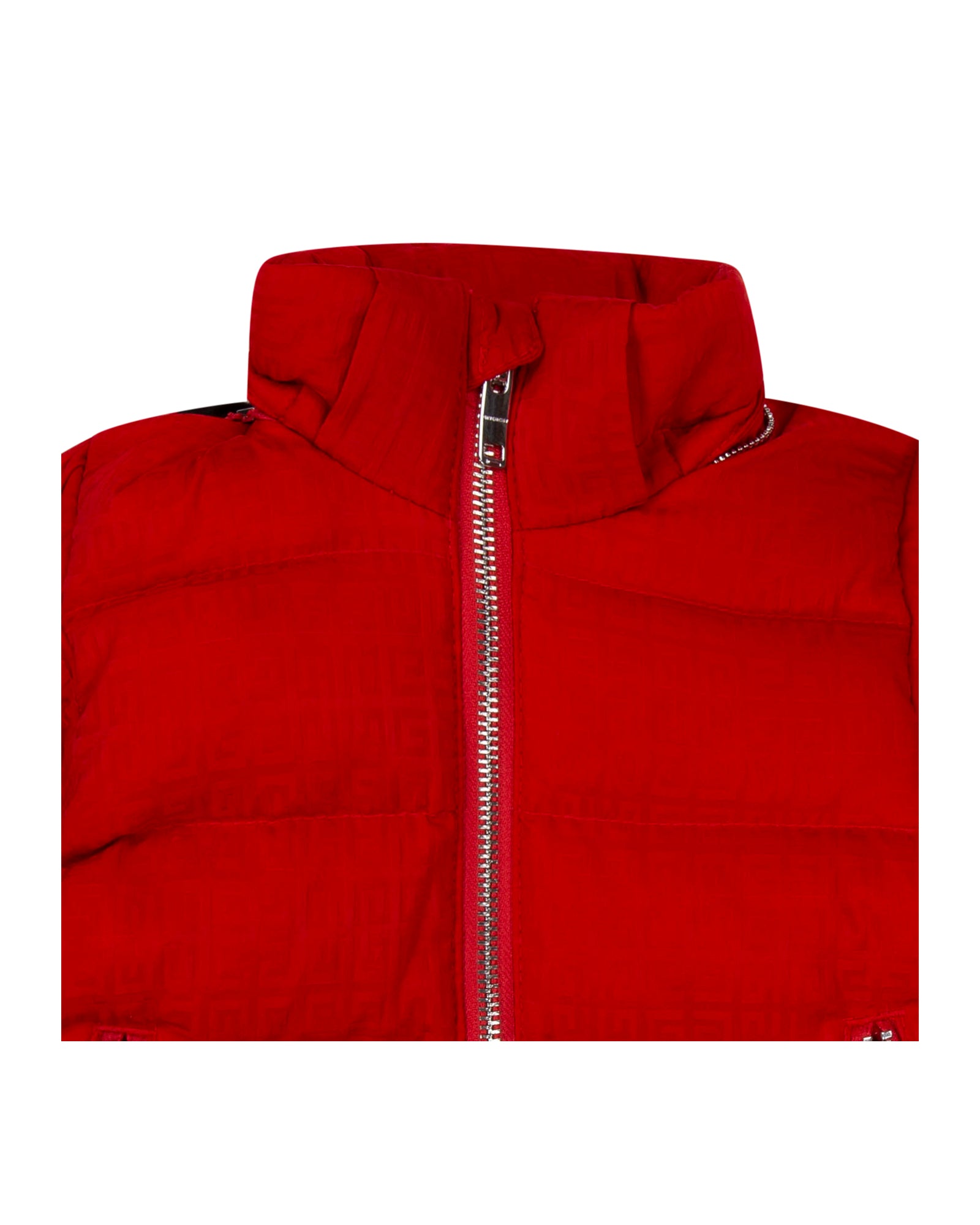 Doudoune à broderie - Piment