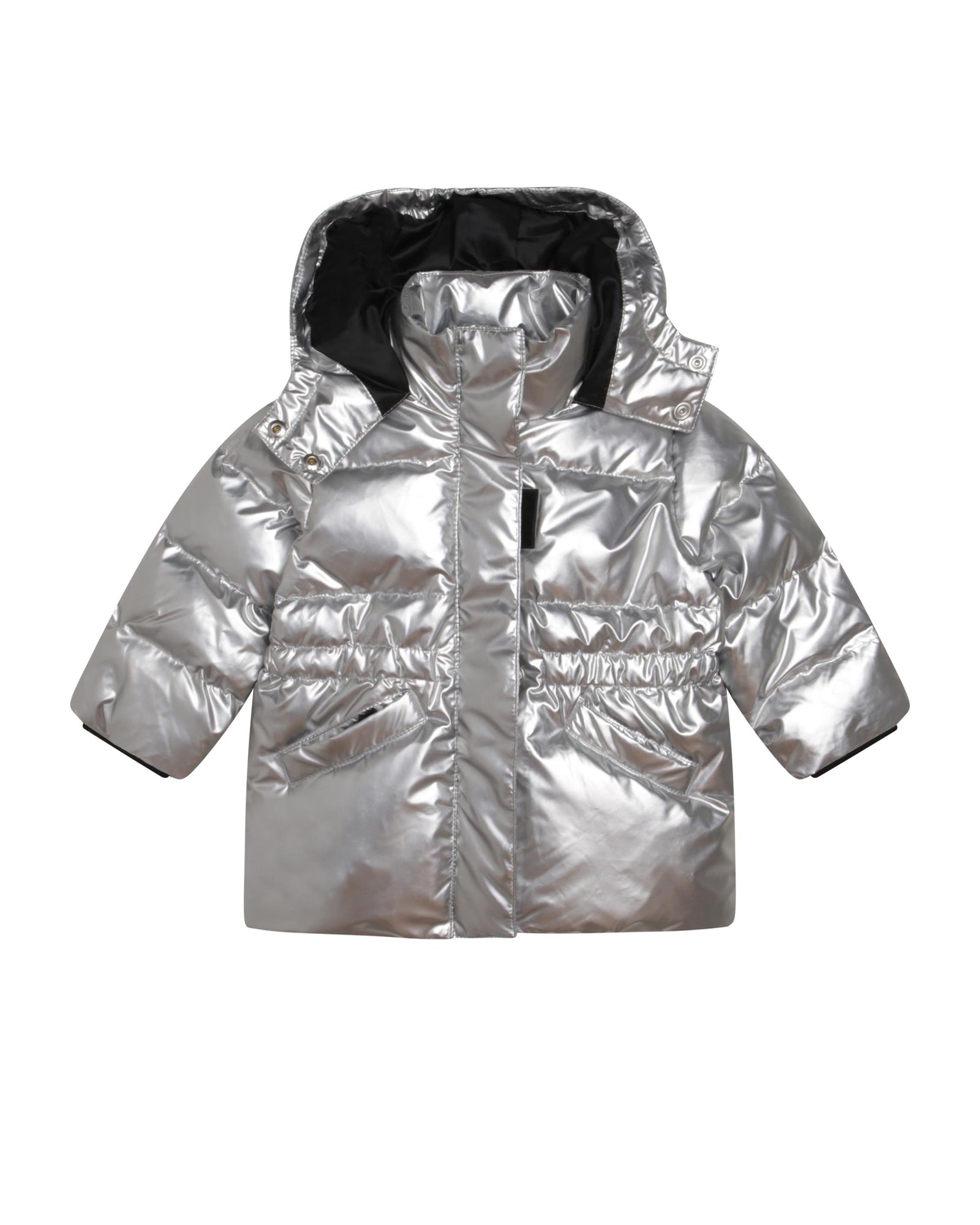 Doudoune à broderie - Argent
