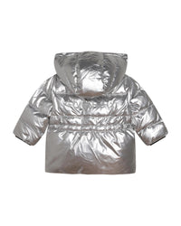Doudoune à broderie - Argent
