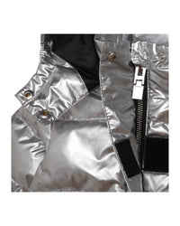 Doudoune à broderie - Argent