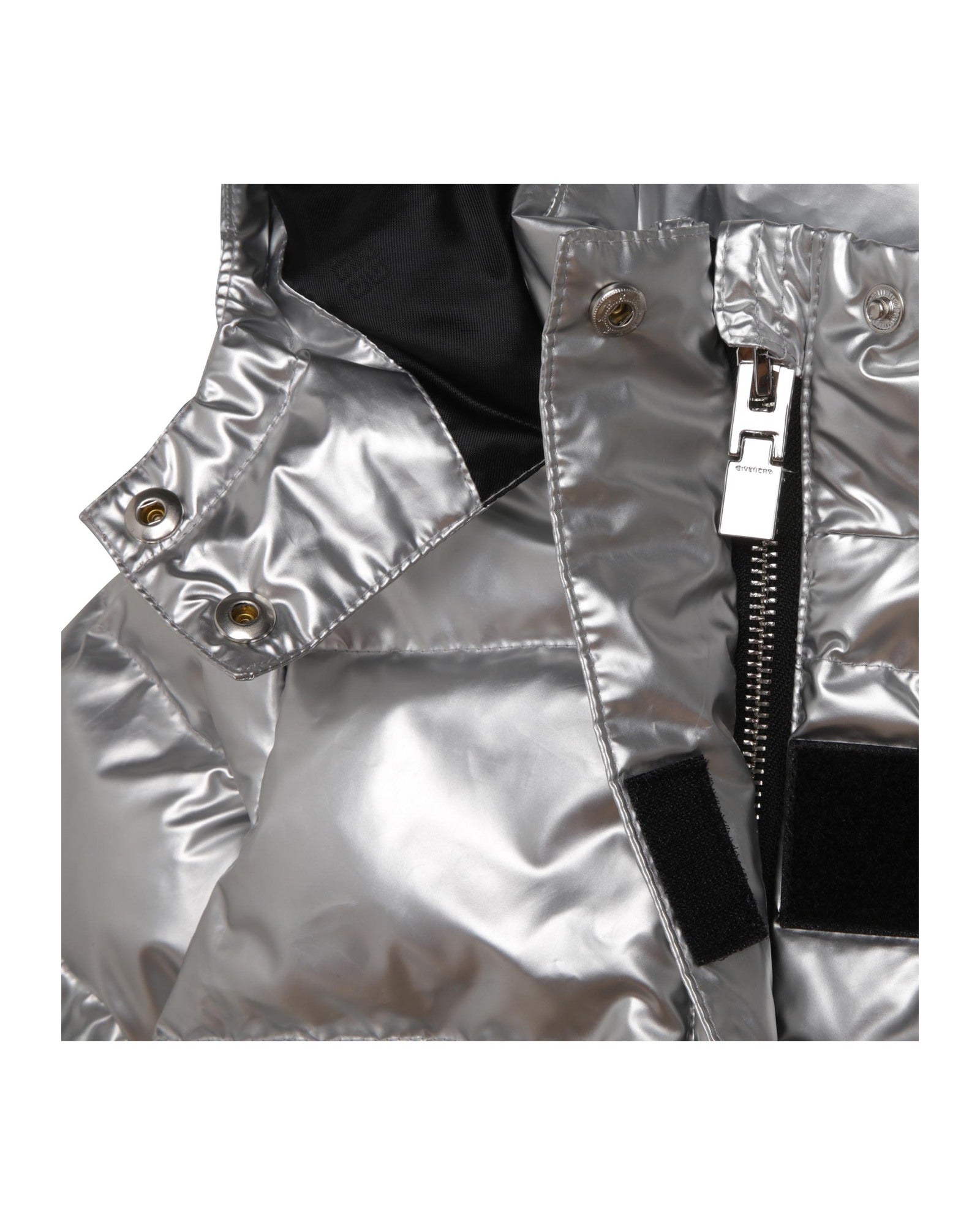 Doudoune à broderie - Argent