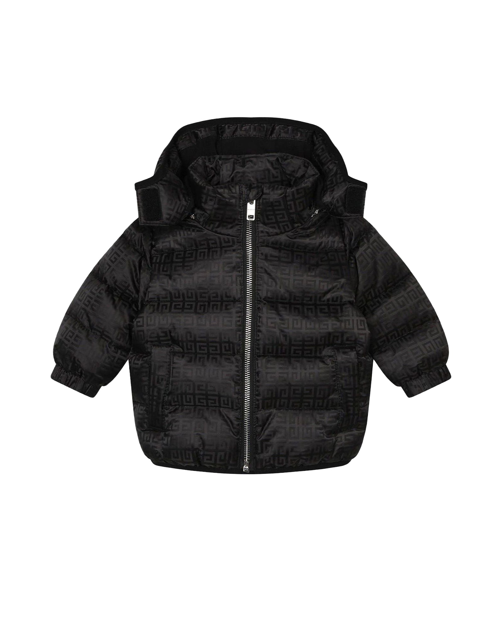 Jacket with detachable hood - Black