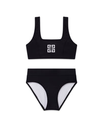 2-piece logo swimming costume - Black