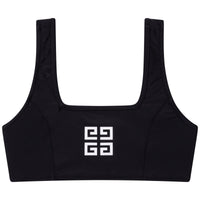 2-piece logo swimming costume - Black