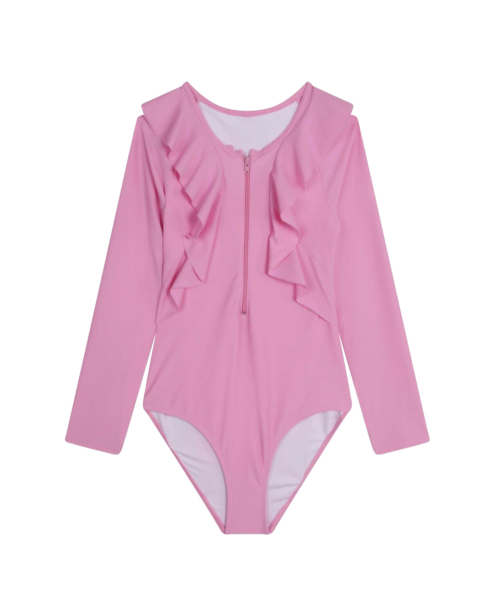 Maillot de bain une pièce manches longues - Rose Friandi