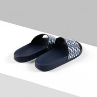 Flat mules with geometric pattern - Multicolour