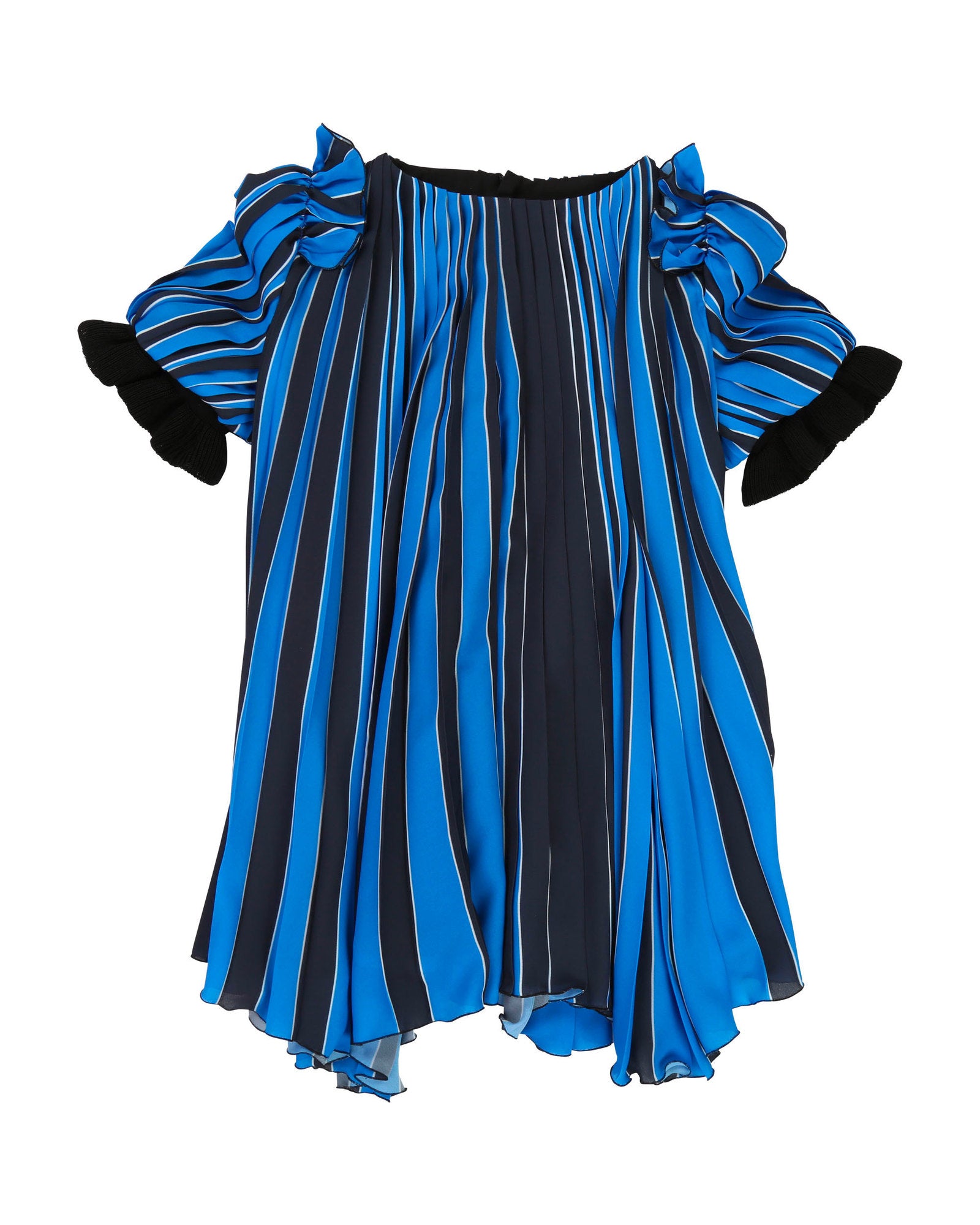 Robe à volants - Bleu Cargo