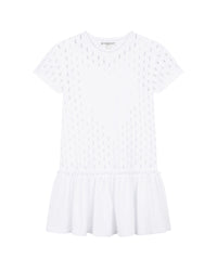 Robe en imprimé - Blanc