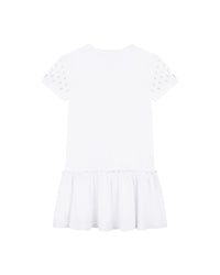 Robe en imprimé - Blanc