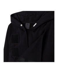 Robe à broderie en coton - Black